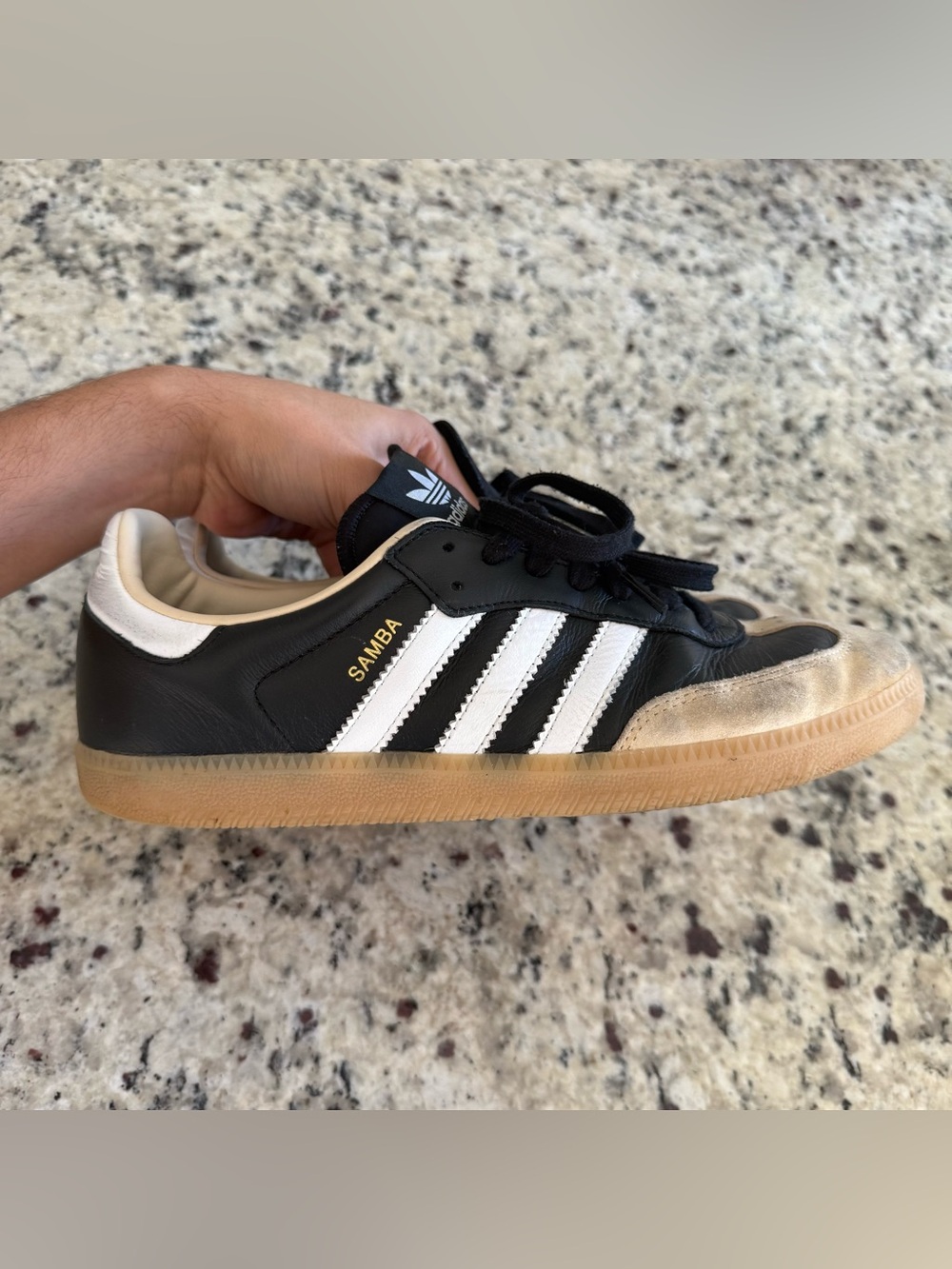 Men’s Adidas Samba Sneakers - Black White Gum